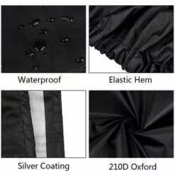 HKLFFJA Bâche Voiture, Couverture Pour La Couverture De Tondeuse à Lawn Du Tracteur Solaire Imperméable Tous Protection Météo (Color Name : Black, Size : S) 10 HKLFFJA Bâche Voiture, Couverture Pour La Couverture De Tondeuse à Lawn Du Tracteur Solaire Imperméable Tous Protection Météo (Color Name : Black, Size : S) -Tondeuse Boutique 55254620 4