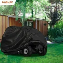 HKLFFJA Tondeuse À Siège Tracteur Cover-210D Polyester Oxford Couverture De Stockage, Protection UV Étanche Extérieur, Sac À Cordonnet De Stockage, Convient Decks Jusqu'à 54" -Tondeuse Boutique 55254626 4