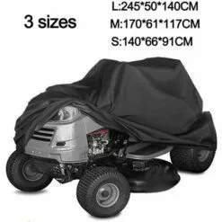 HKLFFJA Housse De Tondeuse À Gazon - Housse De Tondeuse À Gazon, Protection Universelle Adaptée À Votre Tracteur De Jardin, Avec Cordon Et Sac De Rangement (S/M/L),L -Tondeuse Boutique 55254628 5