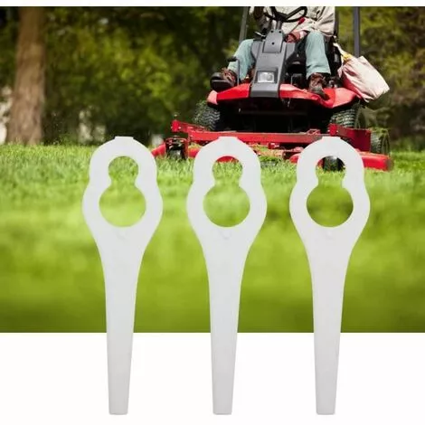 Lot De 50 Lames De Tondeuse à Gazon En Plastique Blanc FUIENKO 4 Lot De 50 Lames De Tondeuse à Gazon En Plastique Blanc FUIENKO – Image 2