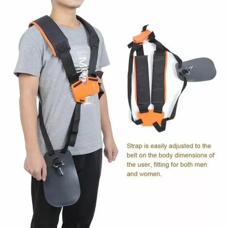 Harnais De Tondeuse à Gazon Courroie D'épaule En Nylon Pour Jardin FUIENKO 4 Harnais De Tondeuse à Gazon Courroie D'épaule En Nylon Pour Jardin FUIENKO – Image 2