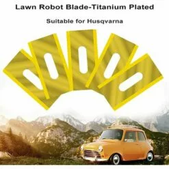 SUPERMARKET Lot De 30 Lames De Tondeuse En Acier Inoxydable Pour Husavarna 36,5 X 18,5 X 0,65 Mm (Or)Superma -Tondeuse Boutique 55490047 5