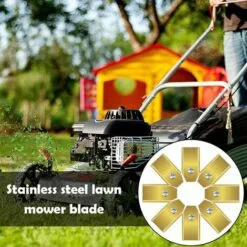 SUPERMARKET 30x LONGUE DURÉE Lames De TondeuseTondeuses Robotiques - Lame Robot Tondeuse En Titane + 30 Vis,Superma,or -Tondeuse Boutique 55490050 4