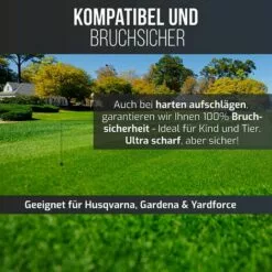 SUPERMARKET 30x LONGUE DURÉE Lames De TondeuseTondeuses Robotiques - Lame Robot Tondeuse En Titane + 30 Vis,Superma,or -Tondeuse Boutique 55490050 5