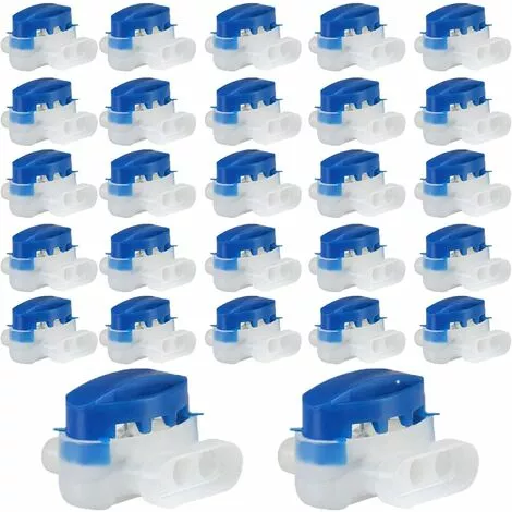 SUPERMARKET 40 PCS Connecteurs Cable Robot Tondeuse Remplis De Gel Résine, Connecteurs Étanche 314 Pour Connecteurs Robot Tondeuse Automower- Étanches, Sûrs, Dénudage Inutile,Superma,bleu 3 SUPERMARKET 40 PCS Connecteurs Cable Robot Tondeuse Remplis De Gel Résine, Connecteurs Étanche 314 Pour Connecteurs Robot Tondeuse Automower- Étanches, Sûrs, Dénudage Inutile,Superma,bleu
