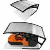 Hengda Garage Pour Tondeuse à Gazon Protection Solaire Robot De Tonte Toit Capot De Protection Outils De Jardinage - Noir -Tondeuse Boutique 55624520 1