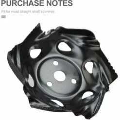 SUPERSELLER Accessoire Pour Tondeuse Et Autoportée Tête De Coupe Lame De Coupe Tête De Tondeuse à Gazon D'extérieur Tête De Rasoir En Acier Accessoires D'affûtage De Tête Outil De Mangeur D'herbe Remplacement Très Résistant - Le Noir -Tondeuse Boutique 56095309 3