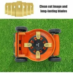 TINOR 45 Pièces Lames Tondeuse En Titane, Lame Robot Tondeuse Pour Husqvarn/Automower/Yardforce/Gardena Avec Vis, Lames De Rechange Pour Modèles 105, 310, 315, 320, 420, 430x, R40i -Tondeuse Boutique 56198330 4