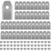 TINOR 45 X Lames De Couteau En Titane Pour Toutes Les Tondeuses Robotiques Husqvarn/Automower/ Yardforce/Gardena(3g-0.75mm) Avec 45 Vis, Lames De Rechange Pour Modèles 105,310,315,320,420,430x,r40i -Tondeuse Boutique 56198375 1