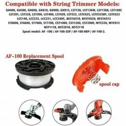 LUCKY-88 Tête De Tonte De Corde De Tonte De Ligne De Tonte De Bobine (bobine * 6 + Couvercle * 1 + Ressort * 1) -Tondeuse Boutique 56330802 5