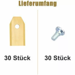 Randaco 30 Lames De Rechange TITAN 0,75mm Pour Tondeuses-robots Husqvarna Automower Gardena - Jaune 8 Randaco 30 Lames De Rechange TITAN 0,75mm Pour Tondeuses-robots Husqvarna Automower Gardena - Jaune -Tondeuse Boutique 56395061 2