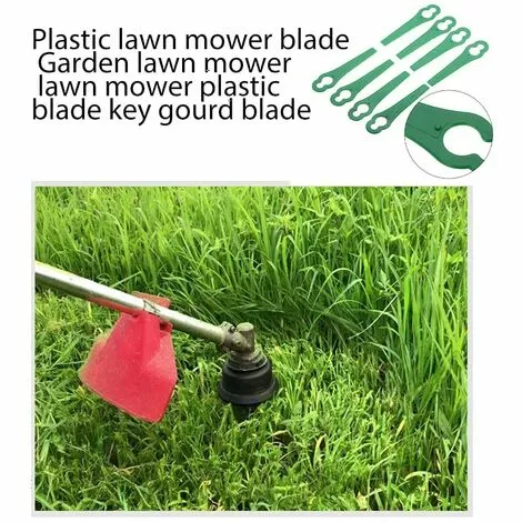 HKLFFJA Lot De 120 Lames De Rechange Pour Tondeuse à Gazon, Lame De Rechange En Plastique Pour Tondeuse à Gazon, Lames De Coupe Pour Tondeuse à Gazon, Lames De Rechange En Plastique(Vert) 5 HKLFFJA Lot De 120 Lames De Rechange Pour Tondeuse à Gazon, Lame De Rechange En Plastique Pour Tondeuse à Gazon, Lames De Coupe Pour Tondeuse à Gazon, Lames De Rechange En Plastique(Vert) – Image 3