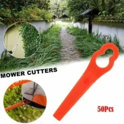 HKLFFJA 20 Pcs Lames De Tondeuse Pour RT250 Jardin Pelouse Tondeuse Accessoires,lames De Rechange,couteau En Plastique, Coupe-bordures Sans Fil 11 HKLFFJA 20 Pcs Lames De Tondeuse Pour RT250 Jardin Pelouse Tondeuse Accessoires,lames De Rechange,couteau En Plastique, Coupe-bordures Sans Fil -Tondeuse Boutique 57020351 5