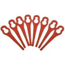 HKLFFJA Lot De 100 Lames De Rechange En Plastique Pour Ferrex/Aldi FAR 20-1 97699 2002706 FE220 -Tondeuse Boutique 57020440 4