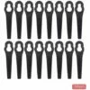CHANCEY Lames De Tondeuse,Lames En Plastique De Tondeuse Rechange Robuste 100pcs Jardin Pelouse Tondeuse Accessoires,SEMAket,noir 1 CHANCEY Lames De Tondeuse,Lames En Plastique De Tondeuse Rechange Robuste 100pcs Jardin Pelouse Tondeuse Accessoires,SEMAket,noir -Tondeuse Boutique 57137655 1