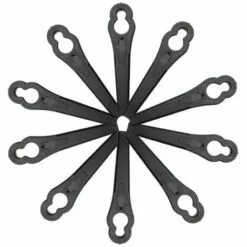 CHANCEY Lames De Tondeuse,Lames En Plastique De Tondeuse Rechange Robuste 100pcs Jardin Pelouse Tondeuse Accessoires,SEMAket,noir -Tondeuse Boutique 57137655 5