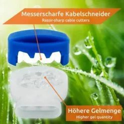 HKLFFJA Connecteur De Câble 10x Connecteurs Pour Câble Périphérique, Kit De Réparation Pour Câbles De Tondeuse Robot, Serre-câble, Pour Raccorder Les Extrémités De Câbl -Tondeuse Boutique 57478664 4