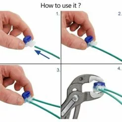 HKLFFJA Connecteurs De Câble Remplis Des Résines, 40 Pièces Connecteurs De Câble Robot Tondeuse Remplis Étanche 3 Trous Fils Électrique Sertis Gel Résine Pour Tondeuses à Gazon Robotiques Automower. 10 HKLFFJA Connecteurs De Câble Remplis Des Résines, 40 Pièces Connecteurs De Câble Robot Tondeuse Remplis Étanche 3 Trous Fils Électrique Sertis Gel Résine Pour Tondeuses à Gazon Robotiques Automower. -Tondeuse Boutique 57478665 4