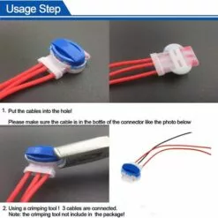 HKLFFJA Connecteurs De Câble Remplis Des Résines Pour Jardin & Extérieur Et Tondeuse Robot,50 Pièces -Tondeuse Boutique 57478667 2