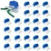 HKLFFJA 26pcs Connecteurs De Câble Remplis Des Résines, Connecteurs De Câbles Pour Robot Tondeuse, Etanche Connecteur Fil Tondeuse Pour Jardin & Extérieur Et Tondeuse Robot Et Voiture Mower