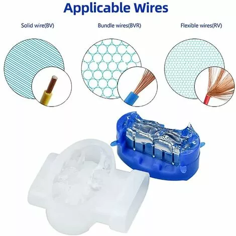 HKLFFJA Connecteurs De Câble,Set De Connecteurs De Câbles,Lot De 40 Connecteurs De Câble Remplis Des Résines,Étanches,Sûrs,Dénudage Inutile,pour Robot Tondeuse Jardin Extérieur Et Voiture 6 HKLFFJA Connecteurs De Câble,Set De Connecteurs De Câbles,Lot De 40 Connecteurs De Câble Remplis Des Résines,Étanches,Sûrs,Dénudage Inutile,pour Robot Tondeuse Jardin Extérieur Et Voiture – Image 4
