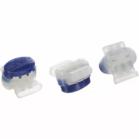 HKLFFJA DIO630001 Lot 10 Connecteurs Autodénudants/Etanches Ip 67, Bleu 5 HKLFFJA DIO630001 Lot 10 Connecteurs Autodénudants/Etanches Ip 67, Bleu – Image 3
