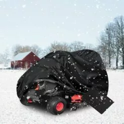 ABCRITAL Housse Imperméable Pour Tondeuse Autoportée, Housse De Tondeuse Housse De Protection Pour Tondeuse À Gazon Housse De Tracteur De Pelouse En Tissu Pour Extérieur Jardin Pelouse, 183Cm X 137Cm X 117Cm -Tondeuse Boutique 57779330 4