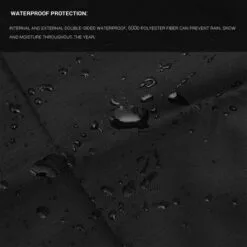 ABCRITAL Housse De Protection Étanche Pour Tondeuse À Gazon - Pour Ventilateur Scarificateur - Tracteur De Pelouse - Protection Contre La Poussière Et Les Intempéries - 56 Cm -Tondeuse Boutique 57779400 3