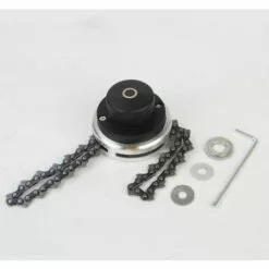 DONTODENT Tête De Fauche à Chaîne - Tête De Fauche à Chaîne - Tête De Faucheuse Irrigatrice - Tête De Faucheuse Sarcleuse - Noir - Entretoise Universelle 25.4mm 9 DONTODENT Tête De Fauche à Chaîne - Tête De Fauche à Chaîne - Tête De Faucheuse Irrigatrice - Tête De Faucheuse Sarcleuse - Noir - Entretoise Universelle 25.4mm -Tondeuse Boutique 57922239 3