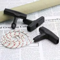 TANABATA Poignée De Démarreur Tondeuse à Gazon Corde De Démarrage à Rappel Avec 3 Pièces Poignée De Démarrage Accessoires De Tondeuse à Cordon Pour La Plupart Des Tondeuses à Gazon -Tondeuse Boutique 58220109 4
