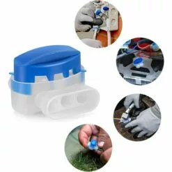 TINOR 20 Pièces Connecteurs De Câble Remplis Des Résines Connecteur Etanche 3 Trous Avec Pince Auto-Dénudante ABS Isolé Pour Les Tondeuses à Gazon Robotisées D'Extérieur, Les Jardins -Tondeuse Boutique 58345599 5