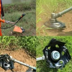 GRID COOL Tête De Coupe Herbe, Tête De Désherbage, Tete Mauvaise Herbe, Tete Coupe Bordure Universelle, Tete De Debroussailleuse Acier, Debroussailleuse Accessoires, Pour Maison Jardin, -Tondeuse Boutique 58349423 4