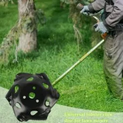 GRID COOL Tête De Coupe Herbe, Tête De Désherbage, Tete Mauvaise Herbe, Tete Coupe Bordure Universelle, Tete De Debroussailleuse Acier, Debroussailleuse Accessoires, Pour Maison Jardin, -Tondeuse Boutique 58349423 5