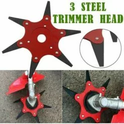 FONTAINEBLEAU Lames En Acier De 70 Mm Rasoirs Tondeuse à Gazon Mangeur D'herbe Tête De Coupe Brosse Outil De Coupe,Fonepro 10 FONTAINEBLEAU Lames En Acier De 70 Mm Rasoirs Tondeuse à Gazon Mangeur D'herbe Tête De Coupe Brosse Outil De Coupe,Fonepro -Tondeuse Boutique 58383262 4