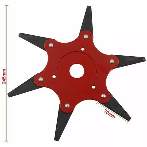 FONTAINEBLEAU Lames En Acier De 70 Mm Rasoirs Tondeuse à Gazon Mangeur D'herbe Tête De Coupe Brosse Outil De Coupe,Fonepro 7 FONTAINEBLEAU Lames En Acier De 70 Mm Rasoirs Tondeuse à Gazon Mangeur D'herbe Tête De Coupe Brosse Outil De Coupe,Fonepro – Image 5