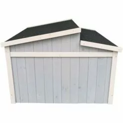 WILTEC Garage Pour Robot-tondeuse Toit Gradin Bois Massif Abri Carport Gris 60,5x73x66,5cm 8 WILTEC Garage Pour Robot-tondeuse Toit Gradin Bois Massif Abri Carport Gris 60,5x73x66,5cm -Tondeuse Boutique 58401087 3