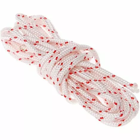 AOUGO Corde De Démarrage De 3 M X 3,5 Mm Pour Tondeuse à Gazon Avec Tronçonneuse. 4 AOUGO Corde De Démarrage De 3 M X 3,5 Mm Pour Tondeuse à Gazon Avec Tronçonneuse. – Image 2