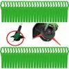 FVBJD 30 Pièces Lames En Plastique,Florabest Border Cutter, Lame De Tondeuse En Plastique Pour Coupe Bordure Florabest(La Couleur Verte) -Tondeuse Boutique 58677322 1