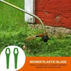 FVBJD Lames En Plastique De Rechange Pour Coupe-Bordures, 100 Lames De Rechange En Plastique Lames Plastique Lames De Tondeuse Pour Jardin Pelouse Tondeuse Accessoires(Vert) -Tondeuse Boutique 58677383 5