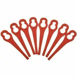 FVBJD Lot De 100 Lames De Rechange En Plastique Pour Ferrex/Aldi FAR 20-1 97699 2002706 FE220 10 FVBJD Lot De 100 Lames De Rechange En Plastique Pour Ferrex/Aldi FAR 20-1 97699 2002706 FE220 -Tondeuse Boutique 58677418 4