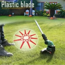 EINEMGELD Lame De Tondeuse à Gazon Extérieure, Lames De Coupe En Plastique, Coupe-herbe, Cutter, Outil De Jardin, Remplacement, Accessoires Pour Plantes De Jardin 9 EINEMGELD Lame De Tondeuse à Gazon Extérieure, Lames De Coupe En Plastique, Coupe-herbe, Cutter, Outil De Jardin, Remplacement, Accessoires Pour Plantes De Jardin -Tondeuse Boutique 58757719 4