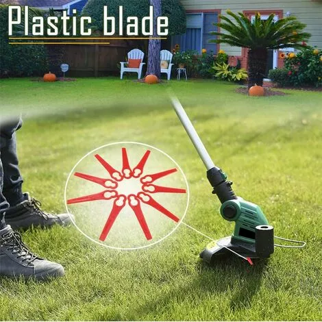 EINEMGELD Lame De Tondeuse à Gazon Extérieure, Lames De Coupe En Plastique, Coupe-herbe, Cutter, Outil De Jardin, Remplacement, Accessoires Pour Plantes De Jardin 6 EINEMGELD Lame De Tondeuse à Gazon Extérieure, Lames De Coupe En Plastique, Coupe-herbe, Cutter, Outil De Jardin, Remplacement, Accessoires Pour Plantes De Jardin – Image 4