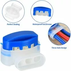 FVBJD 20 Pièces Connecteurs De Câbles Pour Robot Tondeuse, Raccords De Câble Périphérique Du Robot, Connecteurs Support Pour Câble Tondeuses à Gazon Robotiques Extérieures De Jardin -Tondeuse Boutique 58758236 4