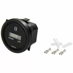 GUAZHUNIFR GU.B/bon Compteur Horaire Rond LCD Compteur Horaire Quartz AC86-230V Pour Chariot Fourche Chariot De Golf Bateau Tracteur Générateur Moteur Tondeuse -Tondeuse Boutique 59152827 5