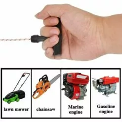 HIASDFLS Corde De Démarrage À Rappel 10 Mètres,Cordon De Traction Avec Poignée De Démarrage À Rappel 3 Pièces Pour Tondeuse À Gazon Moteur De Débroussailleuse De Bord De Coupe De Tronçonneuse 8 HIASDFLS Corde De Démarrage À Rappel 10 Mètres,Cordon De Traction Avec Poignée De Démarrage À Rappel 3 Pièces Pour Tondeuse À Gazon Moteur De Débroussailleuse De Bord De Coupe De Tronçonneuse -Tondeuse Boutique 59250156 3