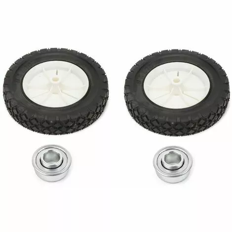 CYCLINGCOLORS 2x Roue De Tondeuse Universelle Diamètre 200mm Avec Pneu 8 X 1,75 Moyeu 35mm + 2x Roulement Tracteur Autoportée 3 CYCLINGCOLORS 2x Roue De Tondeuse Universelle Diamètre 200mm Avec Pneu 8 X 1,75 Moyeu 35mm + 2x Roulement Tracteur Autoportée