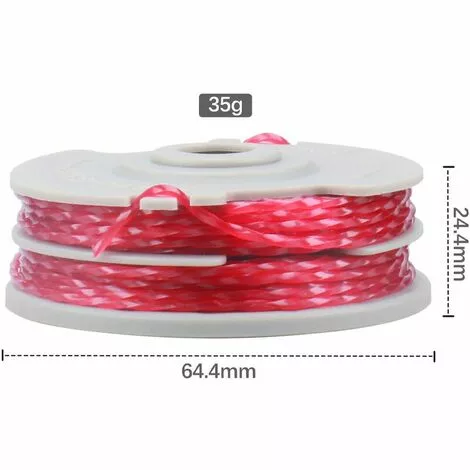 LTS FAFA FLY021 Bobine De Fil De Rechange Pour Débroussailleuse 1,5 Mm Double Alimentation Automatique Contour Mini Trim Multi Trim Power Trim Et Revolution 6 Pièces 4 LTS FAFA FLY021 Bobine De Fil De Rechange Pour Débroussailleuse 1,5 Mm Double Alimentation Automatique Contour Mini Trim Multi Trim Power Trim Et Revolution 6 Pièces – Image 2
