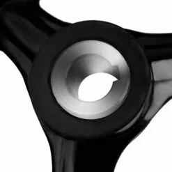 TINOR Roue à Main - Poignée De Volant Rond Noir à 3 Rayons Roue à Main En Plastique Avec Poignée Tournante Pour La Fraiseuse De Tour 12 * 100mm -Tondeuse Boutique 59466315 4