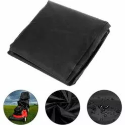 DENUOTOP Housse De Protection Pour Tondeuse Housse De Tondeuse à Gazon,Housse De Tondeuse 190T Avec Cordon De Serrage Et Sac De Rangement Pour Extérieur/intérieur,étanche, Anti-poussière,Anti-UV,187.96*99* 63.5 Cm -Tondeuse Boutique 60006559 4