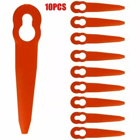 STARLIGHT 10 Lames De Rechange En Plastique Pour Tondeuse Stihl PolyCut 2-2 FSA 45, Rouge,STAR.L 6 STARLIGHT 10 Lames De Rechange En Plastique Pour Tondeuse Stihl PolyCut 2-2 FSA 45, Rouge,STAR.L – Image 4